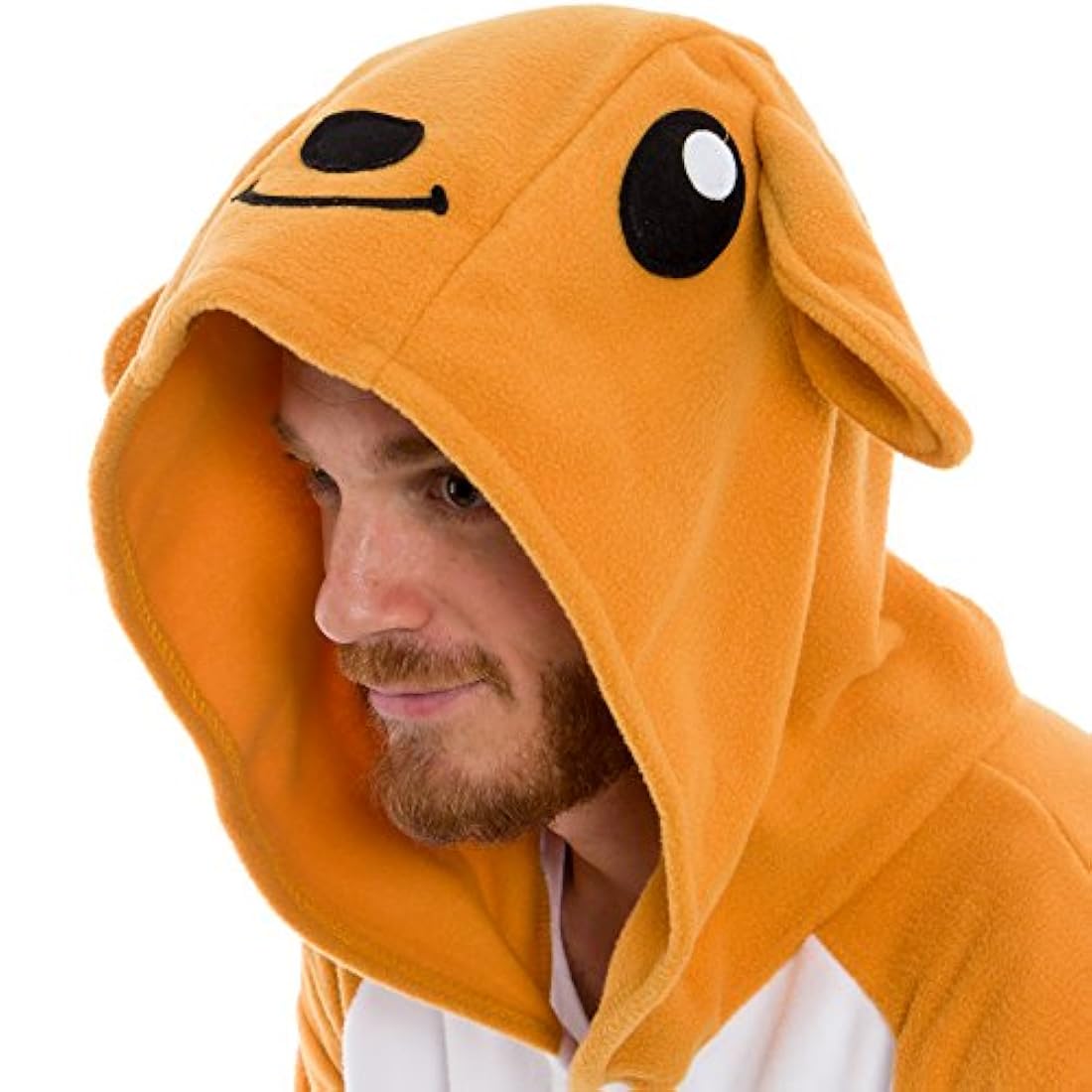 Pijama de peluche de canguro de una sola pieza para adulto unisex