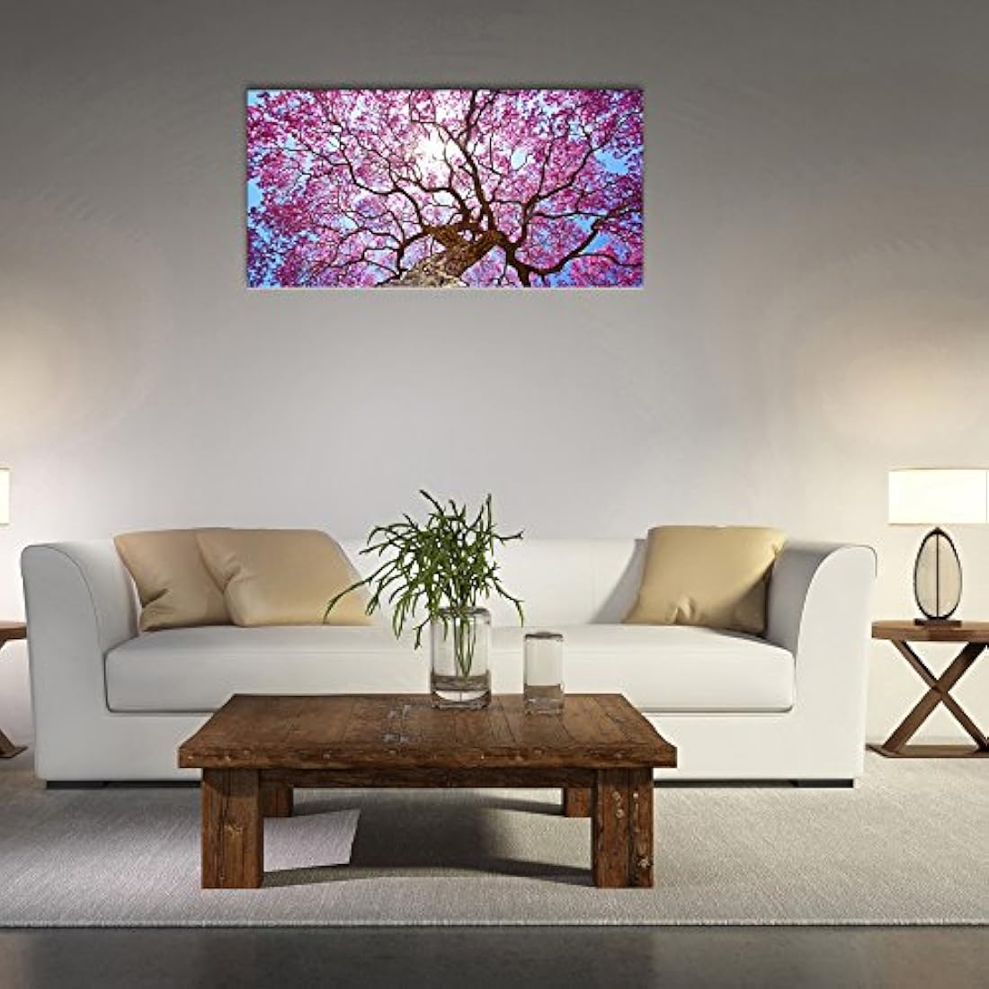 Pyradecor - Pintura de Árbol de flor de cerezo