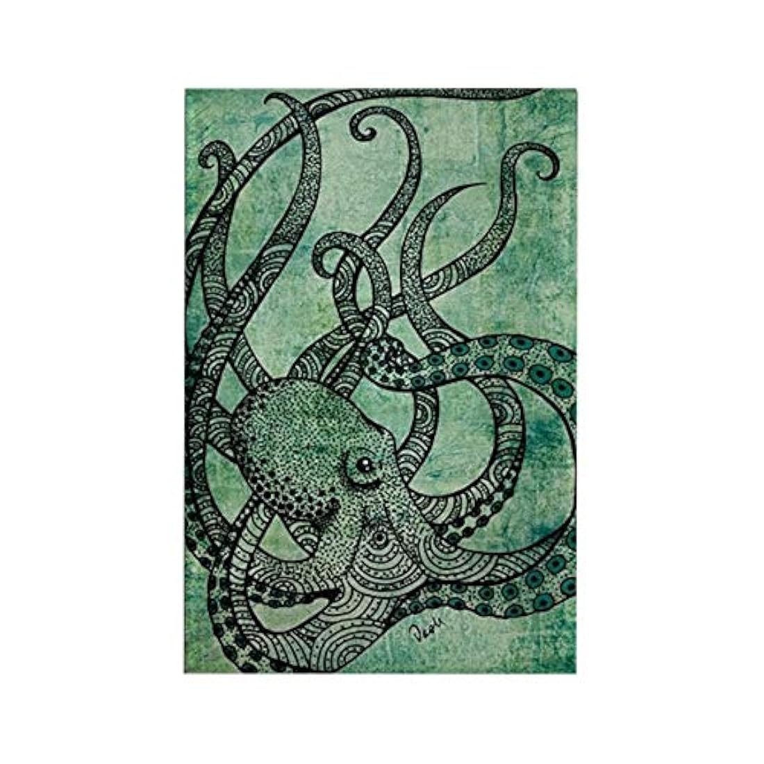 Imán para nevera rectangular – Pulpo –