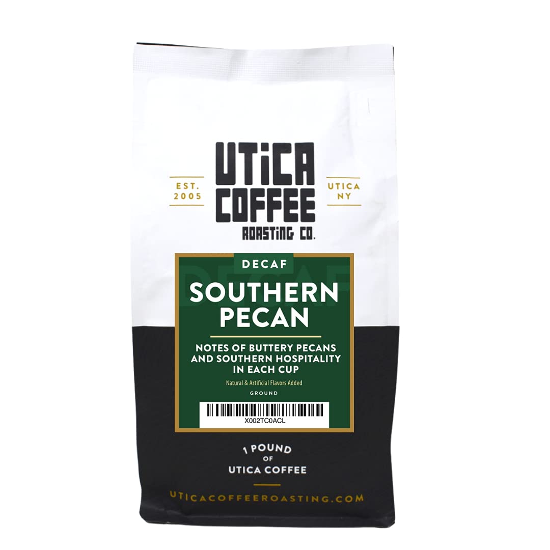 Café Molido Decaf Southern Pecan Utica Coffee 16 Oz Reclosable