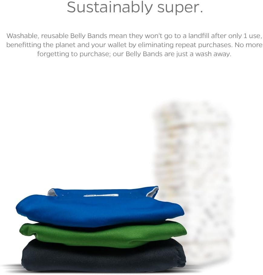 Bandas para vientre de perros lavables (3 PACK) de fundas