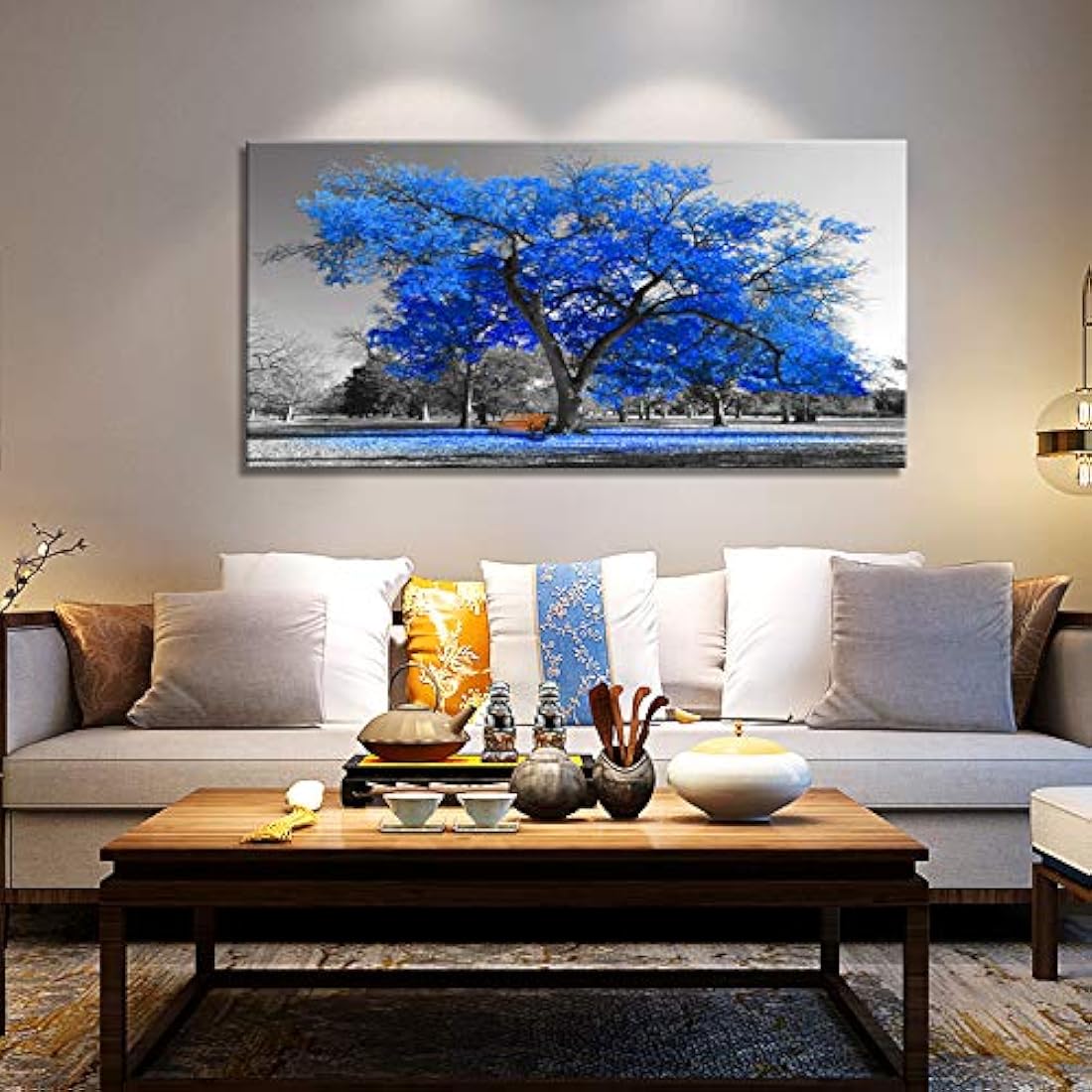 6 paneles de arte de pared de cola blanca de ciervo