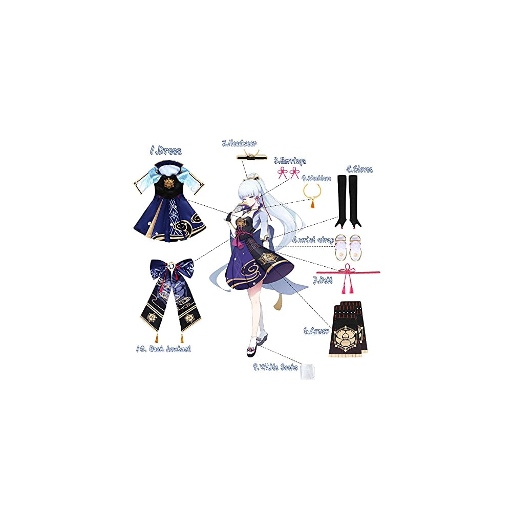 Disfraz para juego de roles de Venti Keqing y Amber talla XS