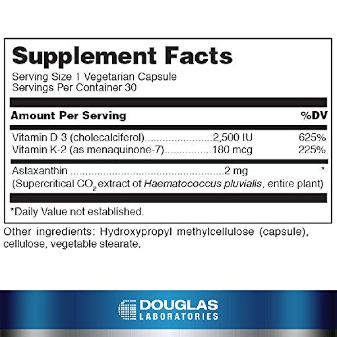Douglas Laboratories® - k2-d3 con astaxantina
