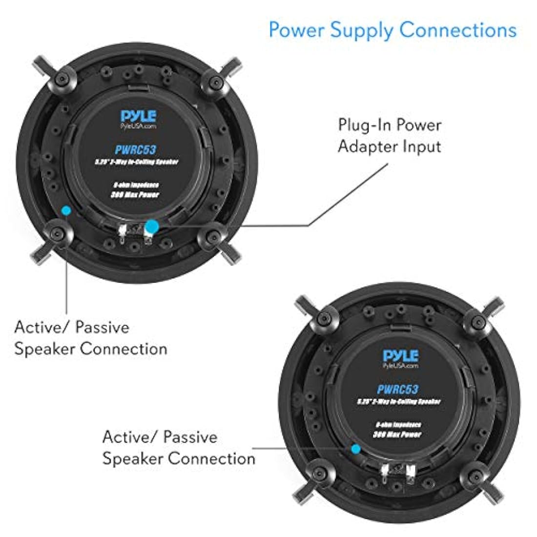 Parlante para montaje en pared y techo PYLE-HOME PWRC53