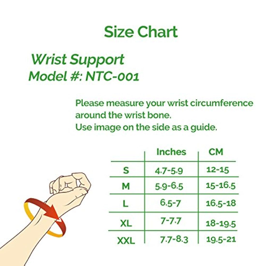 Muñequera para hombres