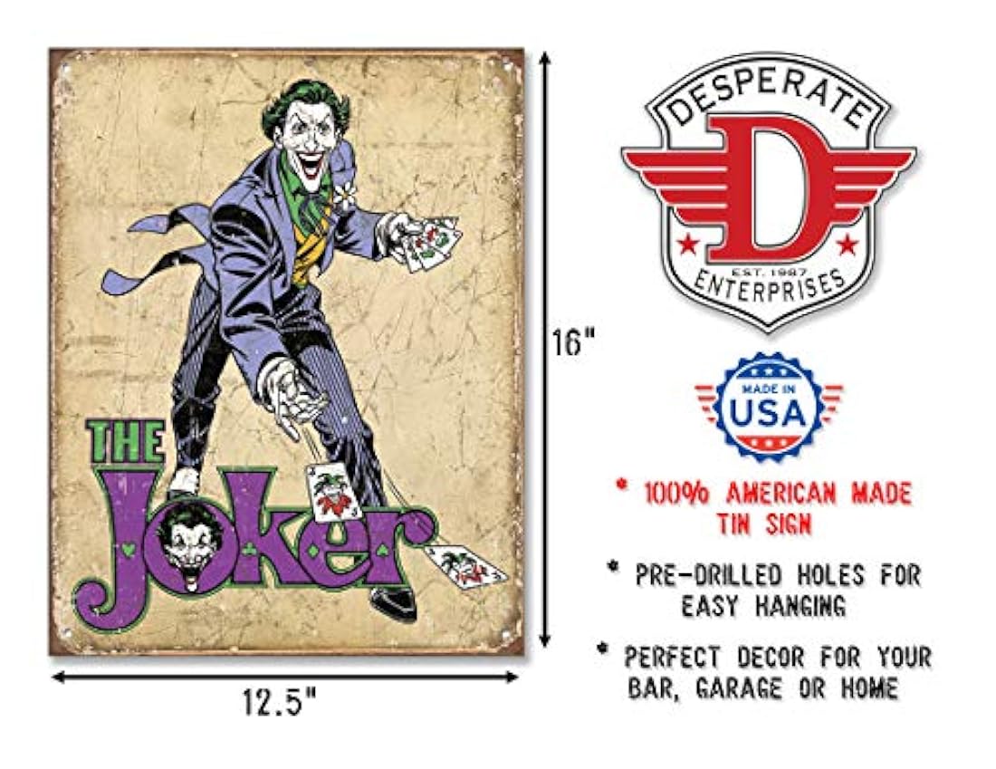 Desperate Enterprises - Poster del Joker DC Comics
