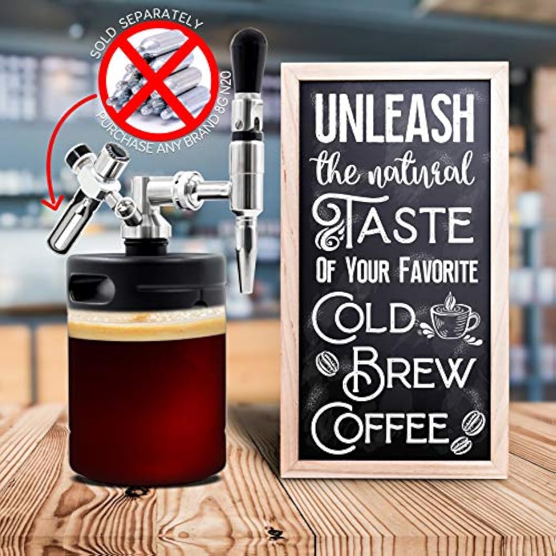 Cafetera de acero inoxidable 64 onzas NUTRICHEF NCNTROCB20