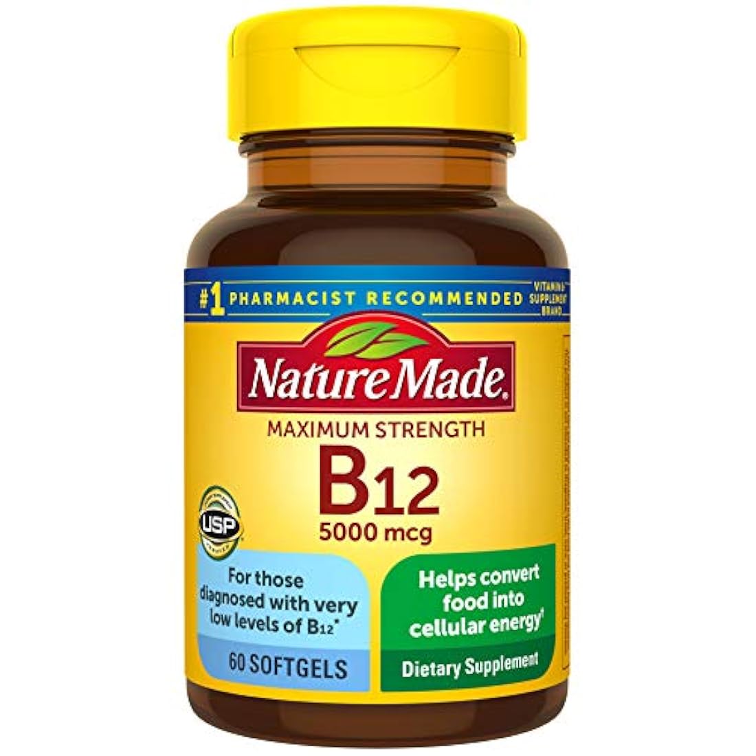 Suplemento Vitamina B12 de 5000 mcg