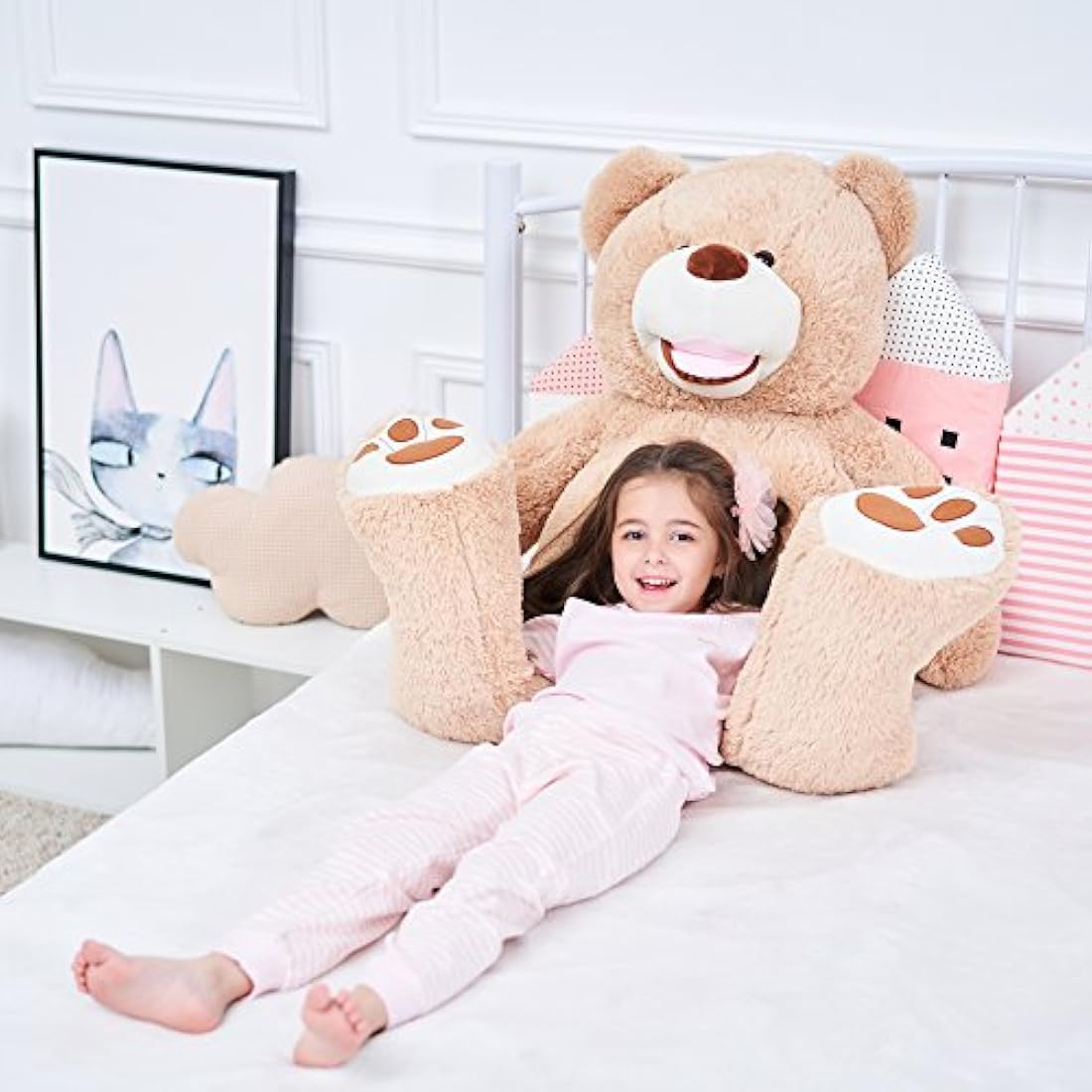 Oso de peluche gigante con grandes huellas Peluche Peluches