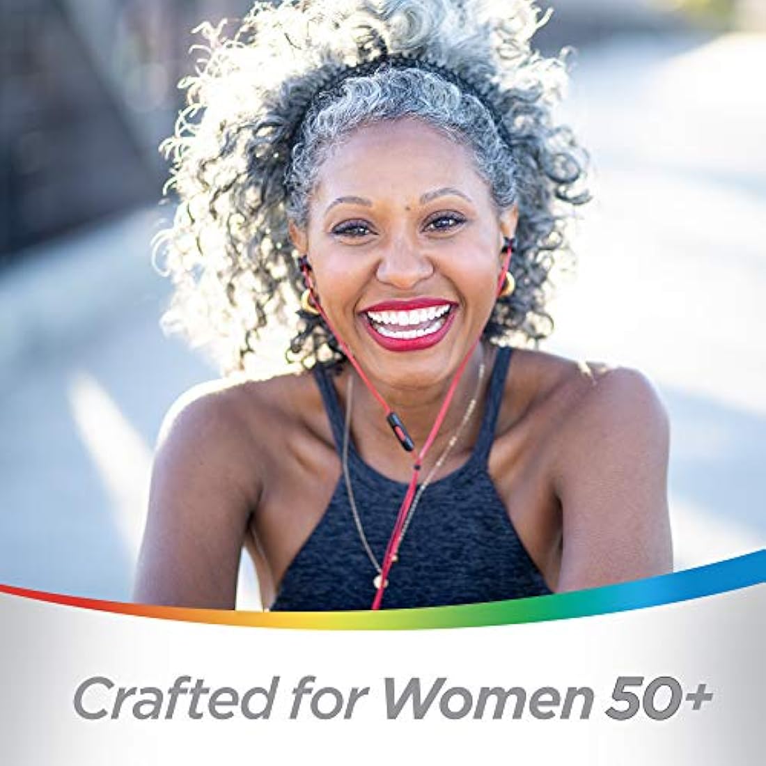 Centrum MultiGummies Gummy Multivitamina para mujer 50 Plus, con vitamina D3, B6 y B12, suplemento multivitamina/multimineral – 90 unidades