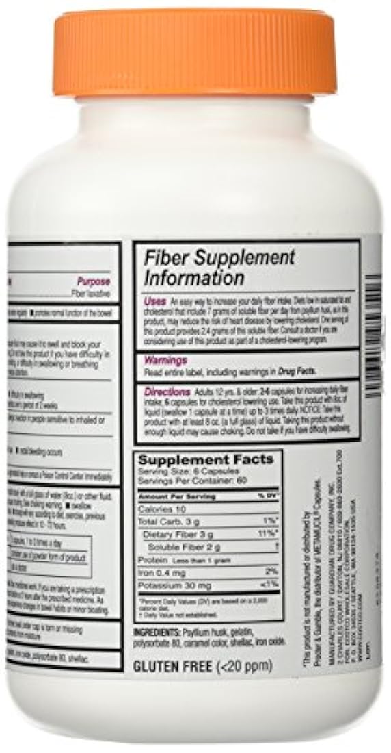 Cápsulas de fibra, Kirkland Signature Kirkland, 1, 1