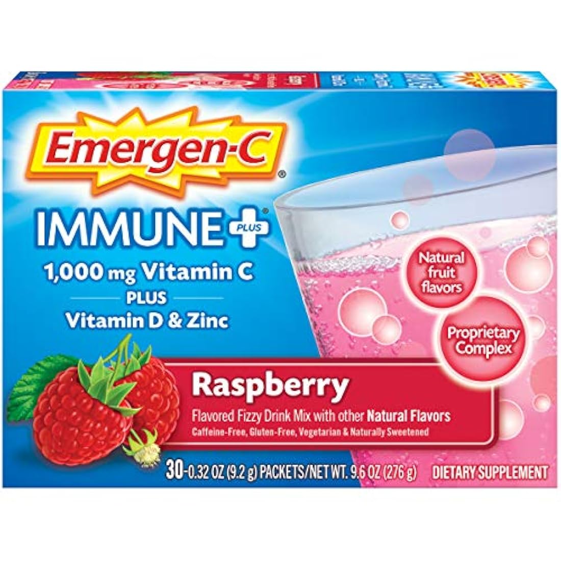 Sistema Emergen-C Inmunológico Raspberry