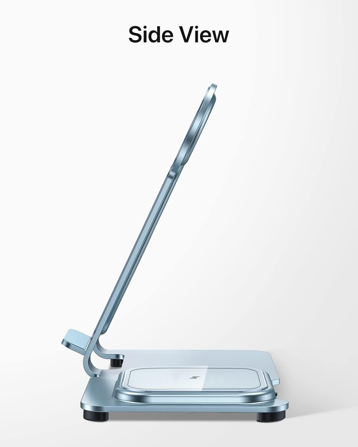 Cargador o Estación de carga inalámbrico 3 en 1 azul