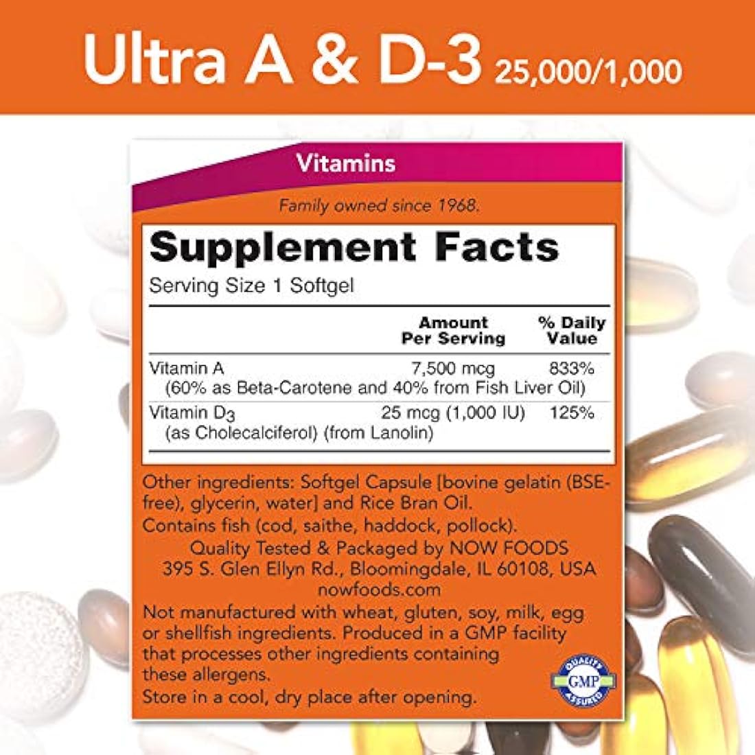 NOW Foods - Suplemento vitaminico con 100 capsulas