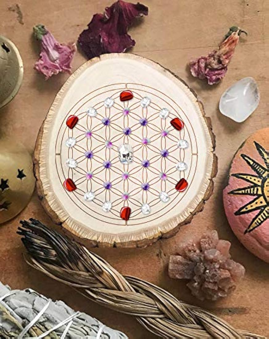 GSS Designs Flower of Life Stencil para Crystal Grid Art