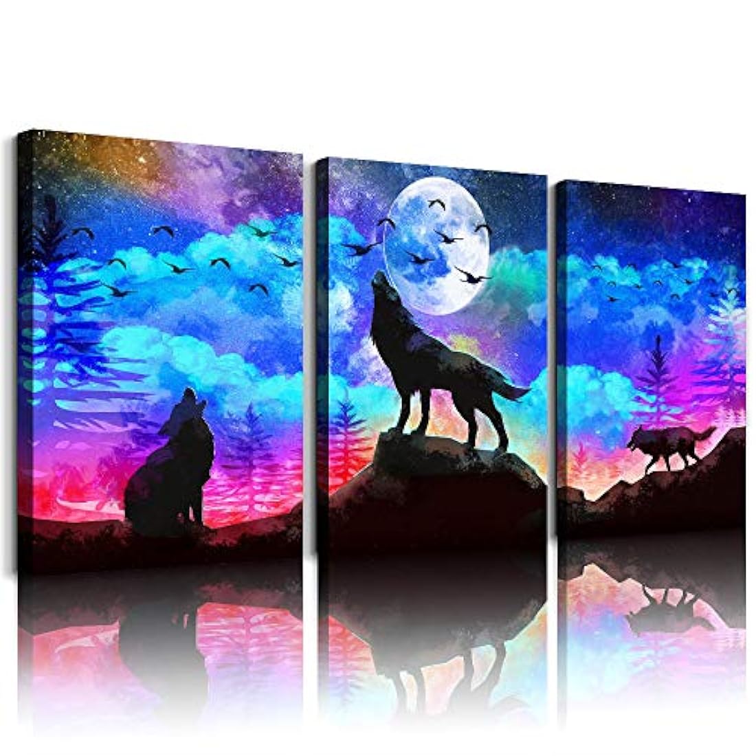 TTHWALLART - Lienzo decorativo para pared de salón, baño,