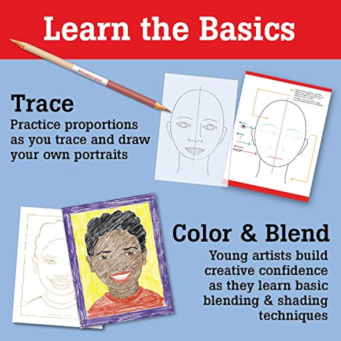 Aprende a dibujar retratos para principiantes - 40 unidades