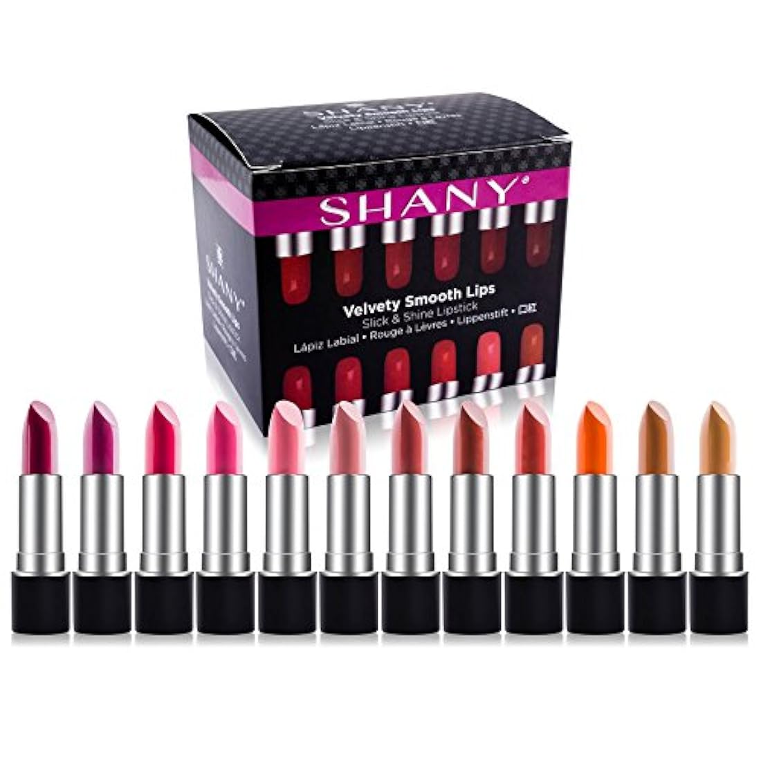 Shany juego de labiales suaves y brillosos