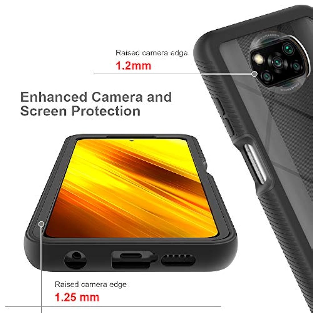 Funda para celular Xiaomi Poco X3 Pro con carcasa protectora