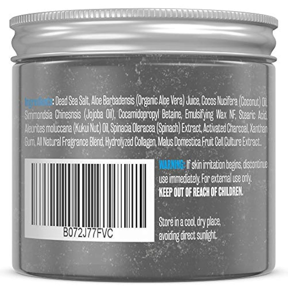 Exfoliante de carbón activado con colágeno M3 Naturals