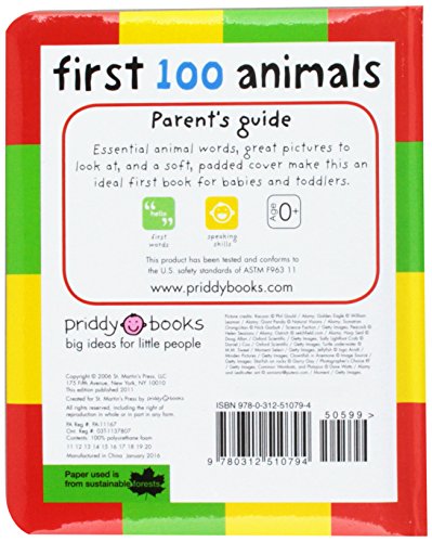 Libro Primeros 100 animales