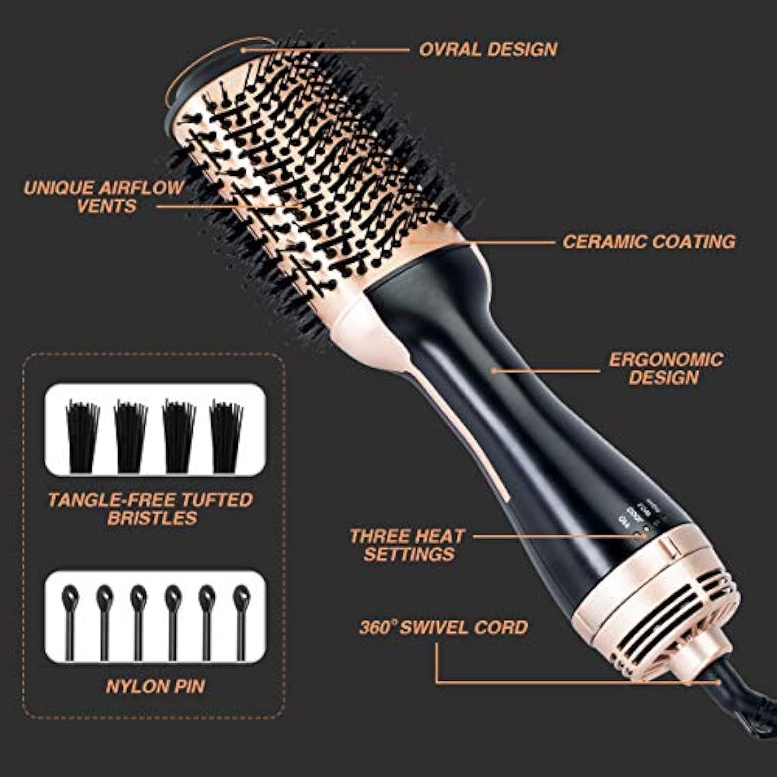 Cepillo de aire caliente Beautimeter