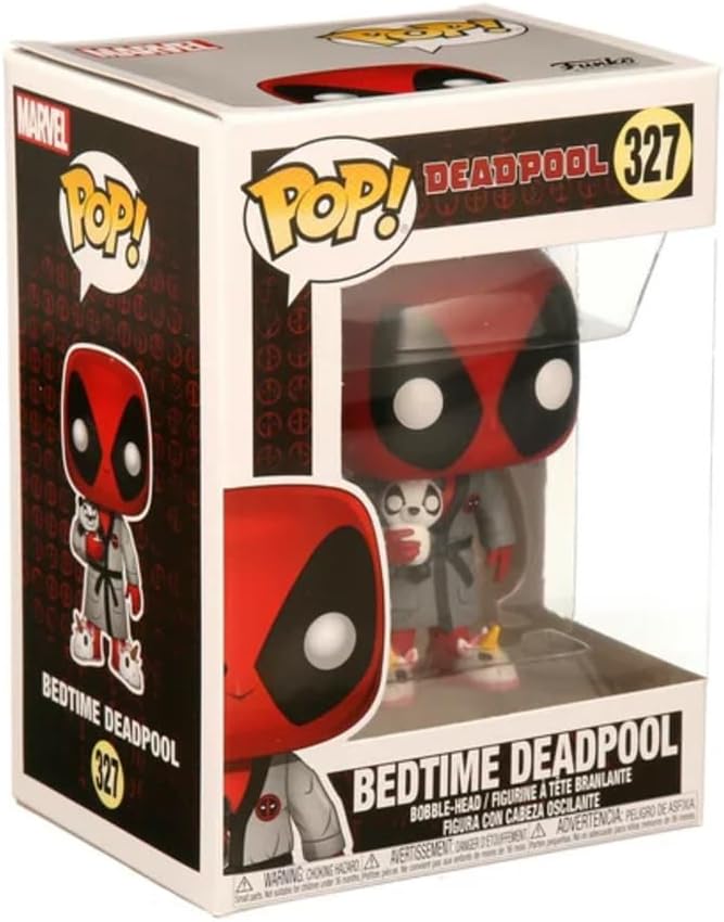 Muñeco Funko POP! Marvel: Deadpool en bata - Juego Divertido