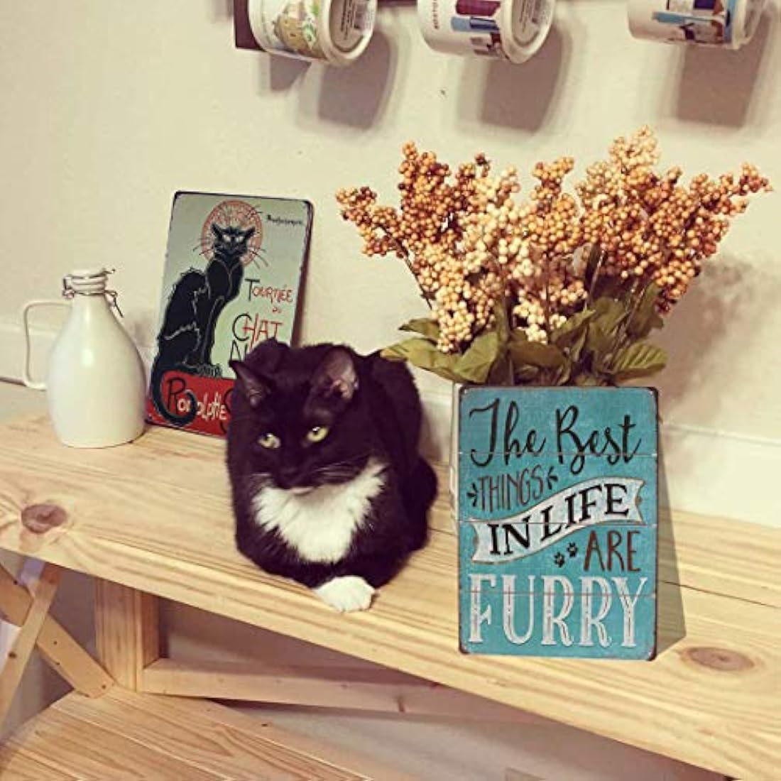 cartel de metal vintage