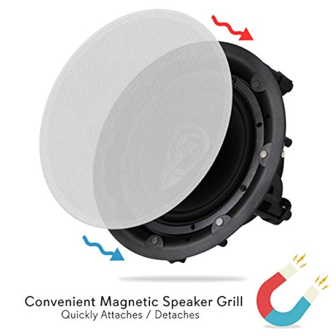 Altavoz para montaje en techo y pared PYLE-HOME PWRC83