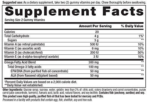 Vitafusion Omega-3 Masticables 120 unidades