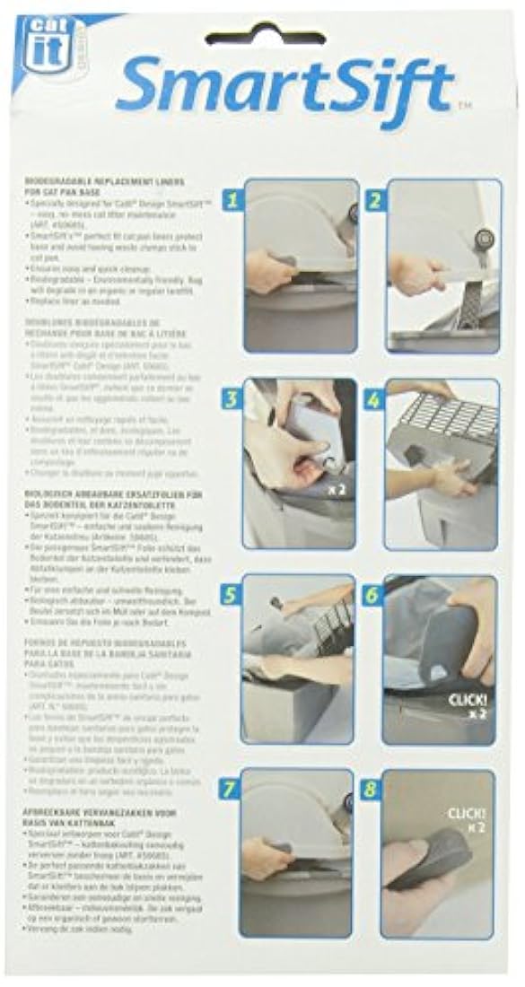 Diseño del revestimiento para la base de la bandeja del gato