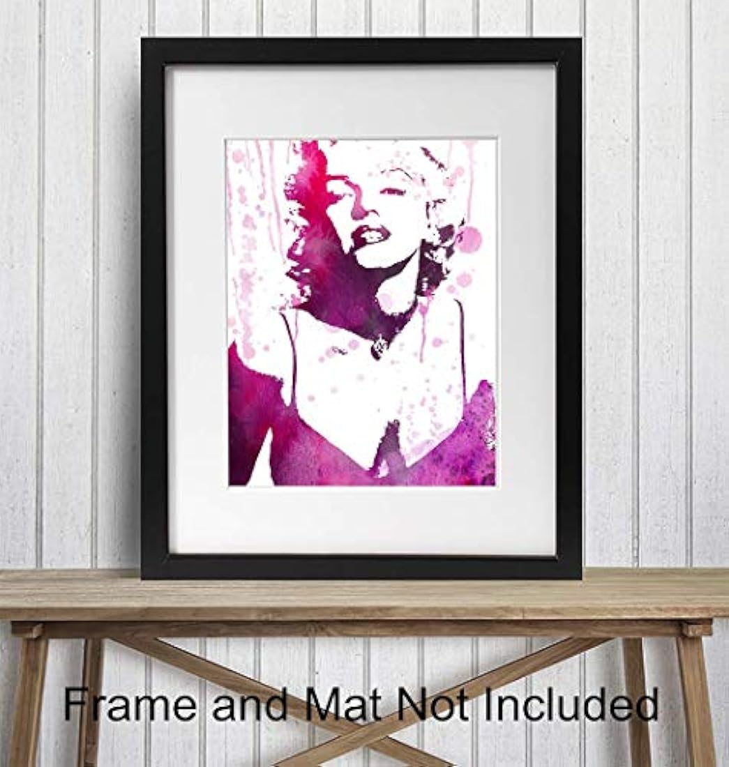 Marilyn Monroe Watercolour Wall Art Print