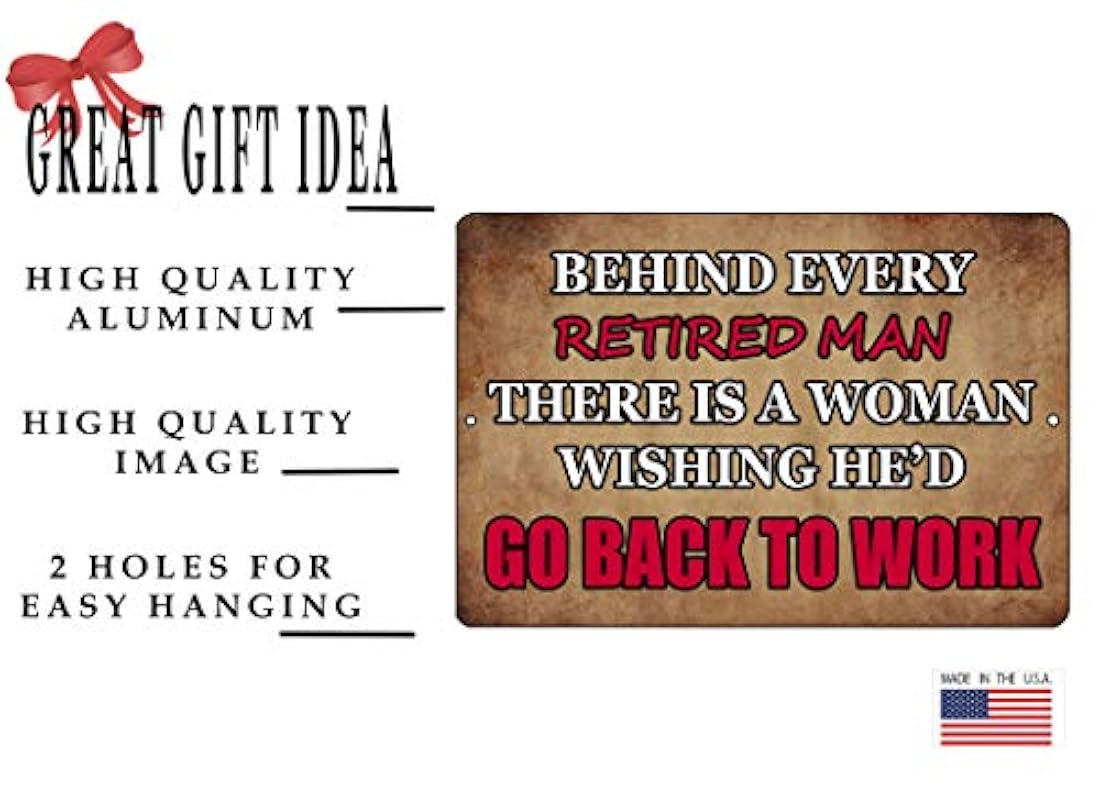 Divertido Sarcástico, lata de metal decoración de la pared