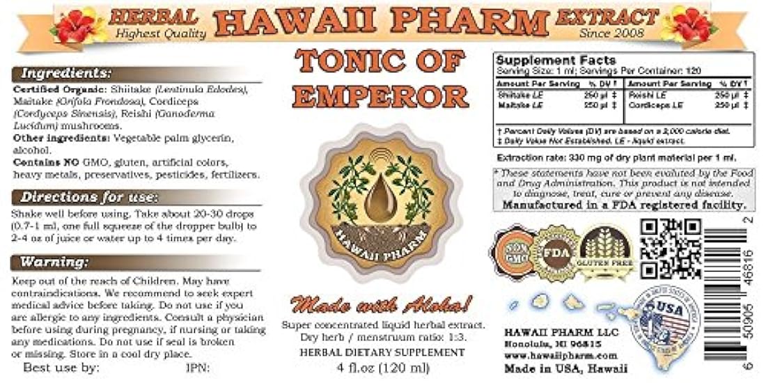 Shiitake Maitake Cordiceps Reishi tintura