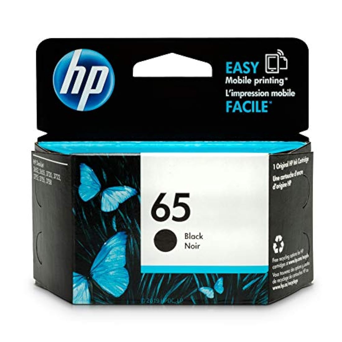 Cartucho HP 65 Original Negro (N9K02AN).