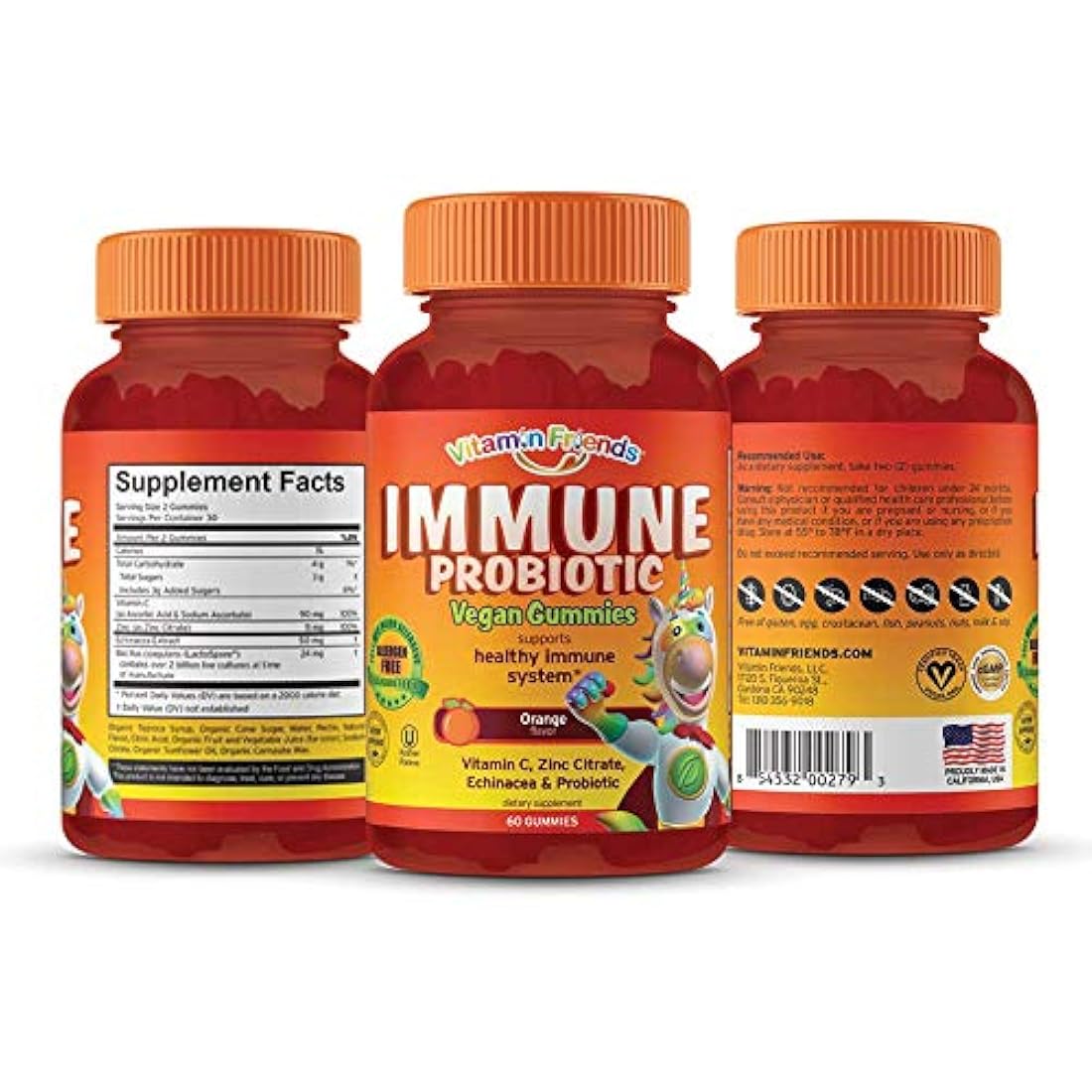 Vitamina Amigos – Gomitas de apoyo inmunológico para niños