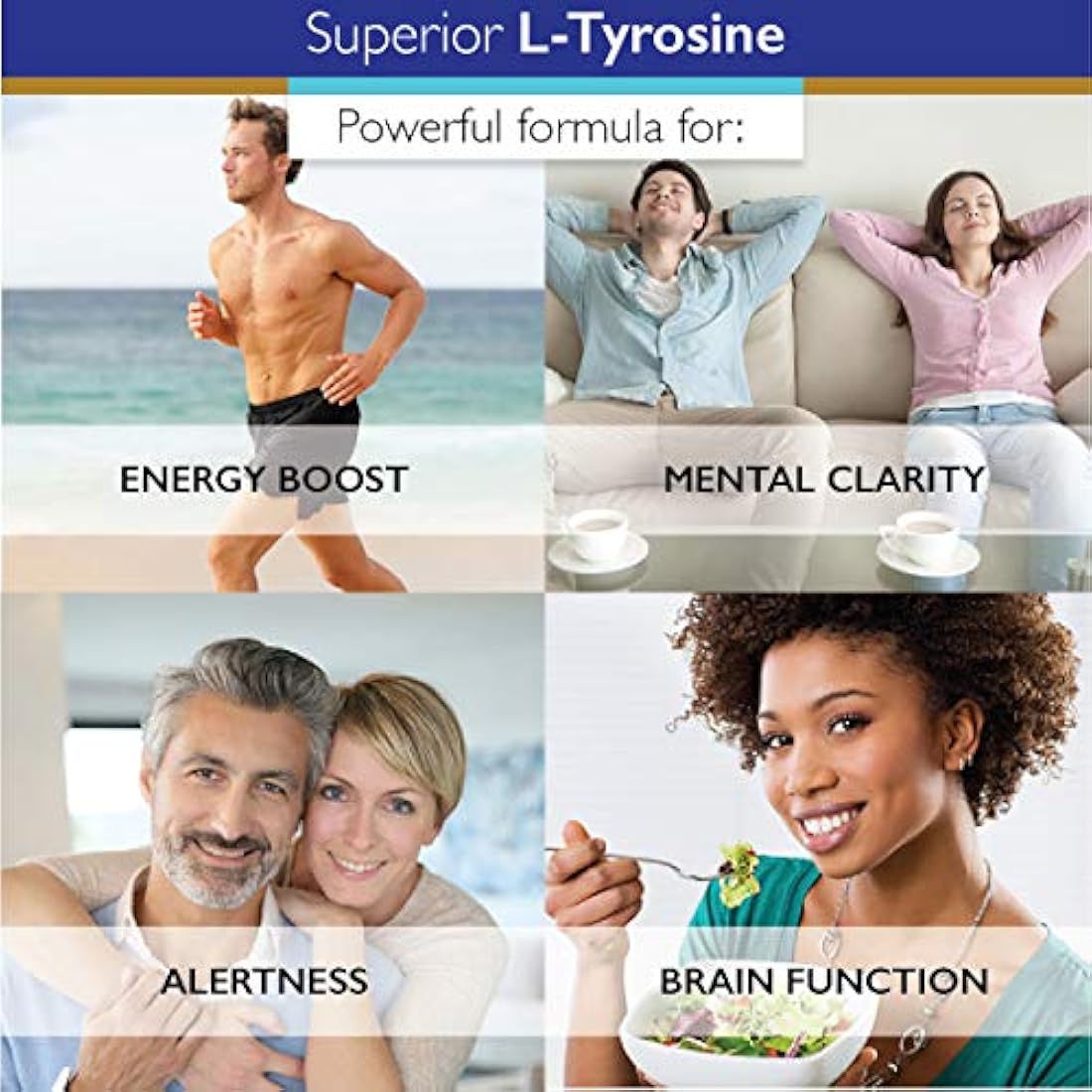 Superior Labs - Pure Natural L-Tyrosine NonGMO - 500 mg 120