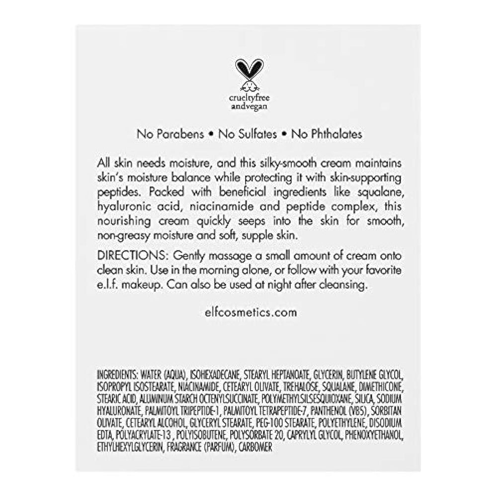 Crema facial para hidratación, fórmula nutritiva ligera