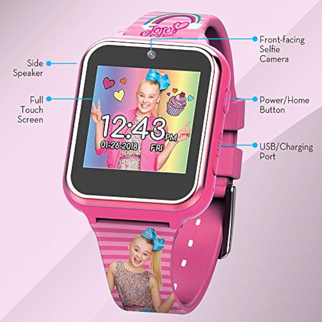 Reloj inteligente interactivo con pantalla táctil