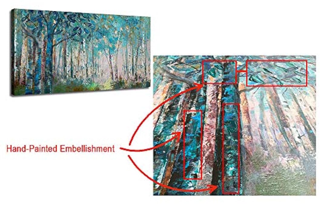 Lienzo decorativo para pared, diseño de paisaje moderno