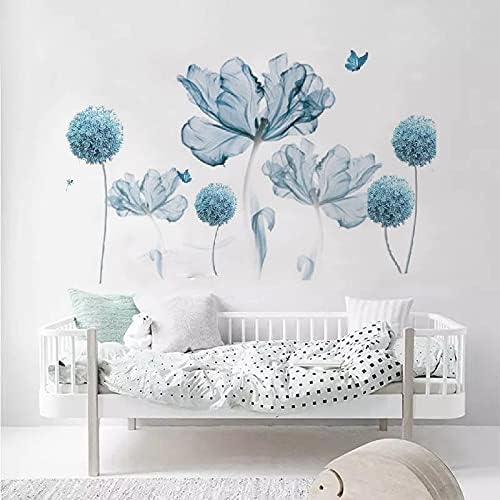 Vinilos de Flores Grandes para Pared - Decoración Removible - Set