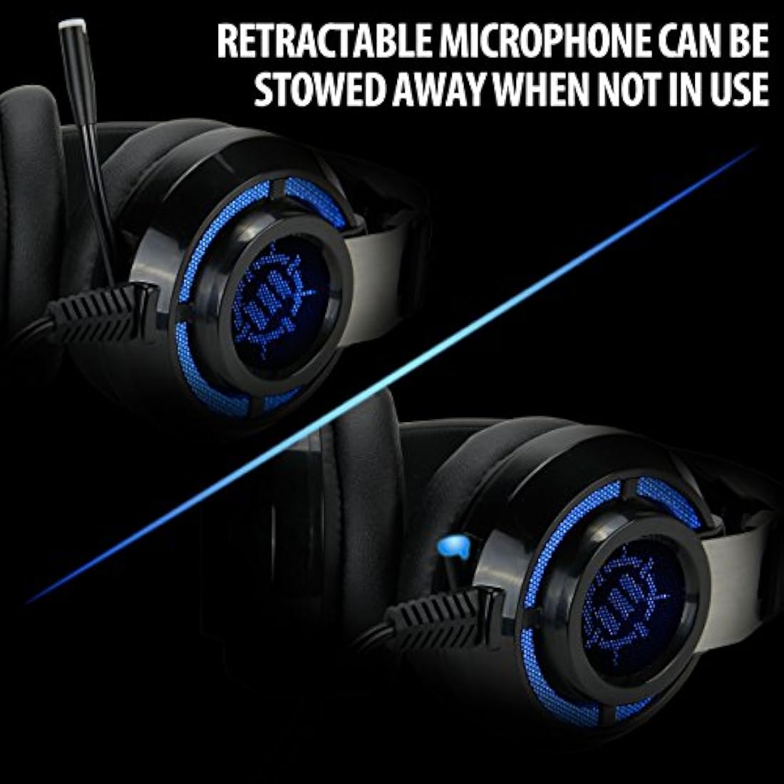 computadora Gaming Headset por EnhanceScoria USB PCsonido7.1