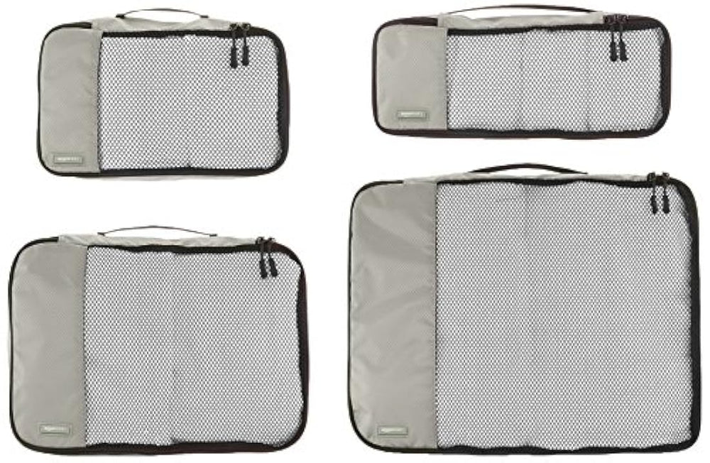 AmazonBasics Juego de 4 cubos de embalaje
