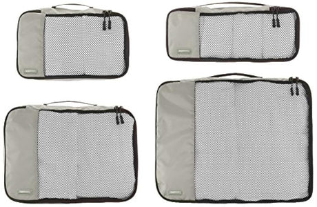 AmazonBasics Juego de 4 cubos de embalaje