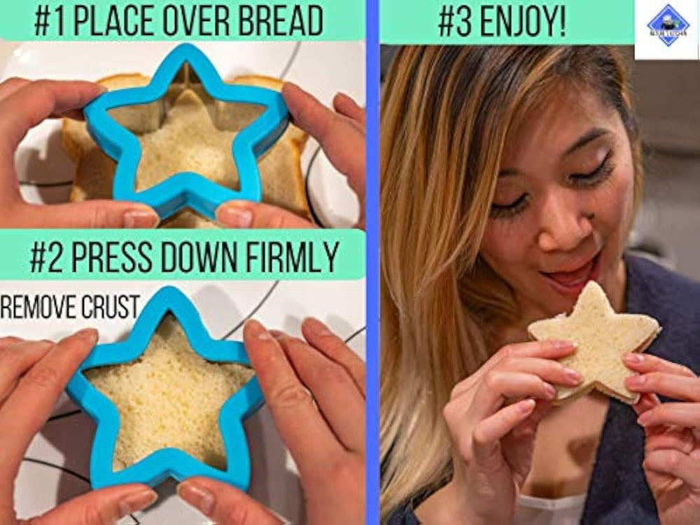 Juego de cortadores de sándwich para alimentos infantiles