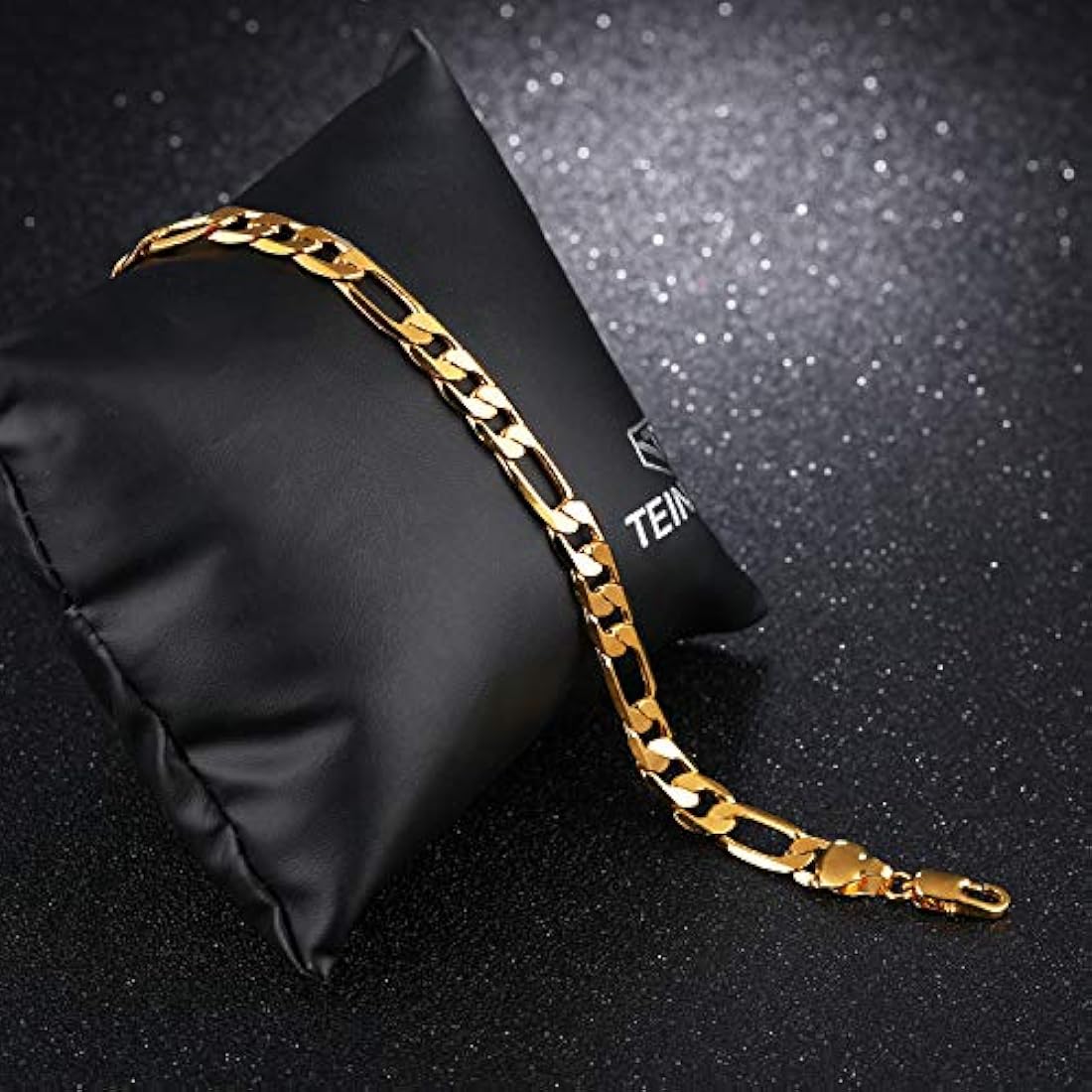 Pulsera de oro personalizable para hombre