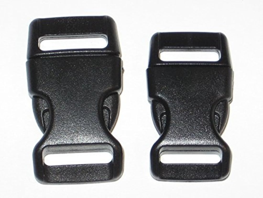 Hebillas de liberación lateral curvadas de 1/2
