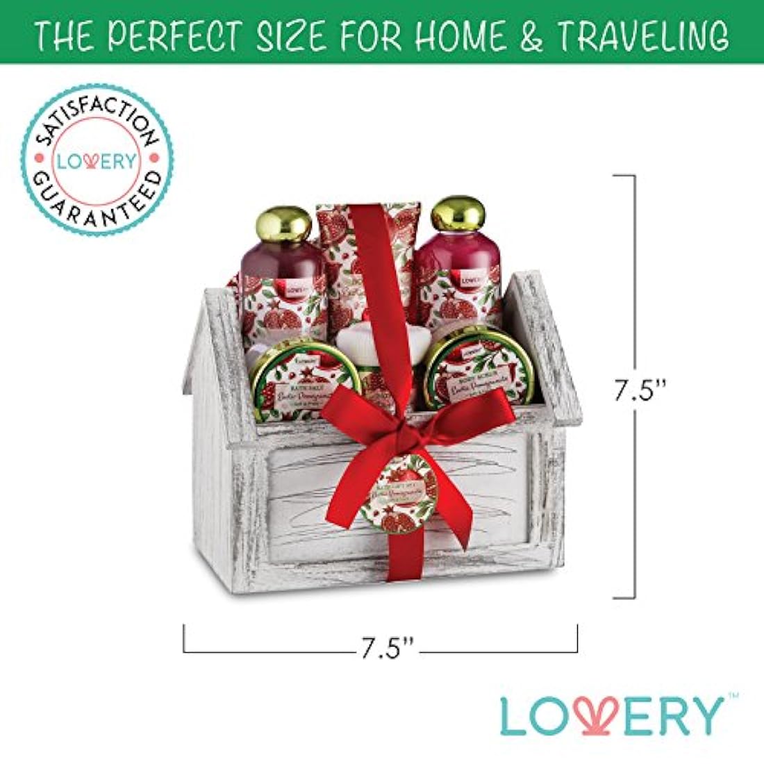 cesta de spa y baño para regalo, lujoso