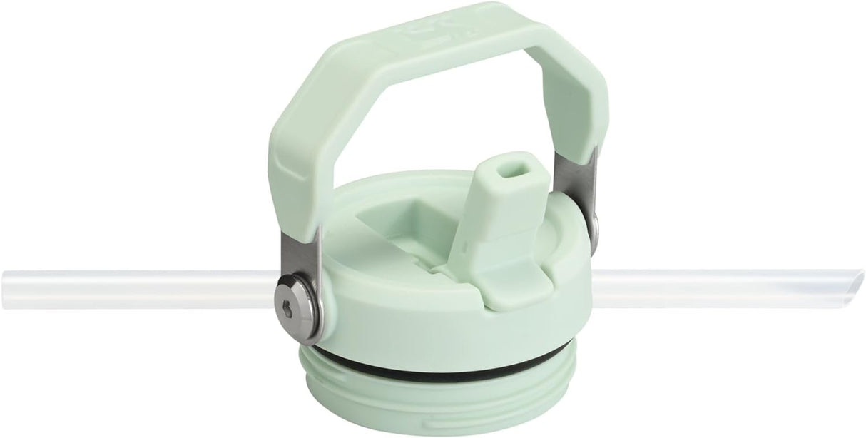 Botella de agua con pajilla abatible 2.0, acero inoxidable